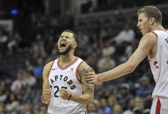  猛龙范弗利特爆发，终结爵士四连胜  